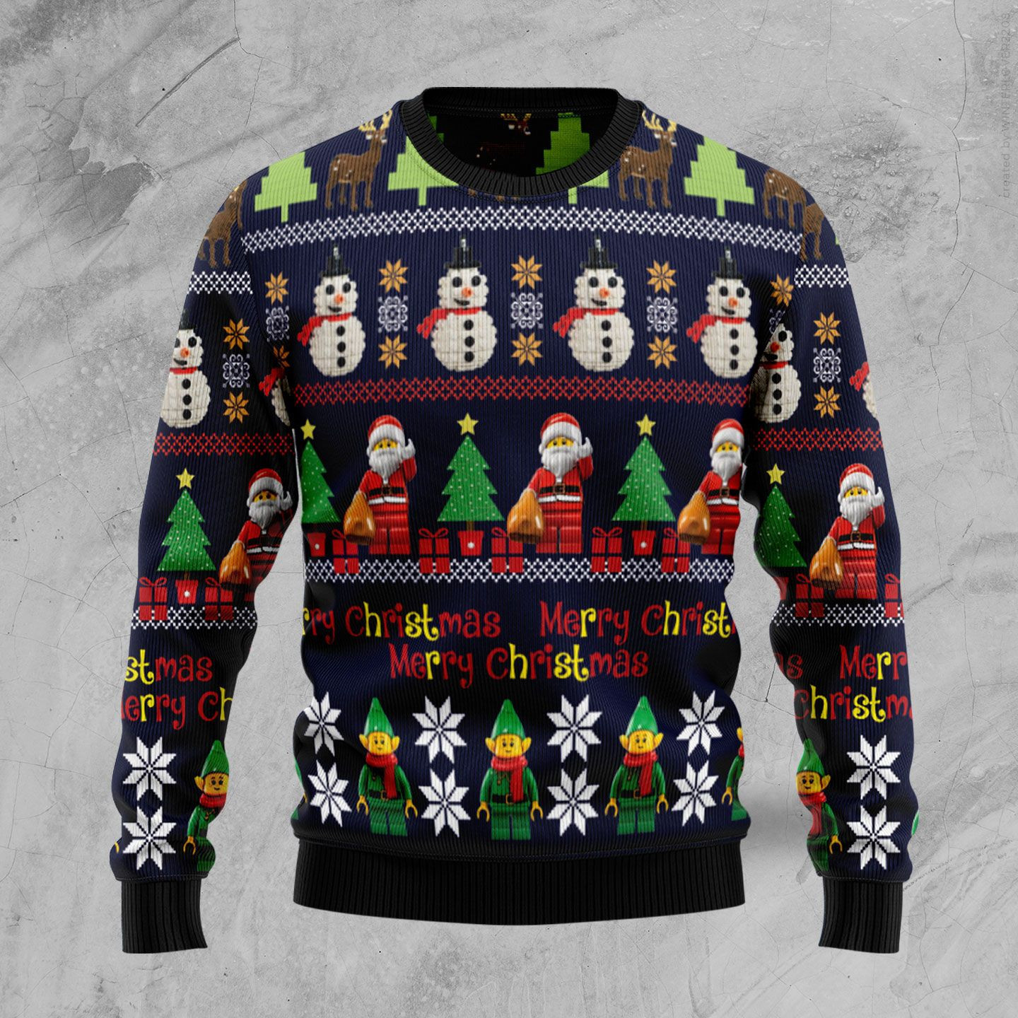 Lego Christmas Awesome Ugly Christmas Sweater Perfect Holiday Gift