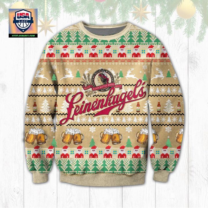 Leinenkugels Wisconsin Lager Ugly Christmas Sweater