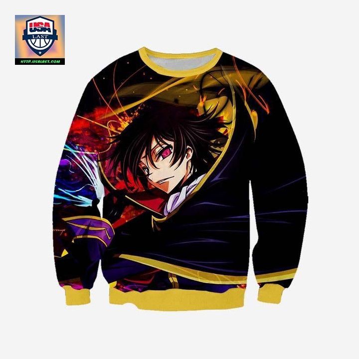 Lelouch Colorful Sweater Code Geass 3D Printed Sweater