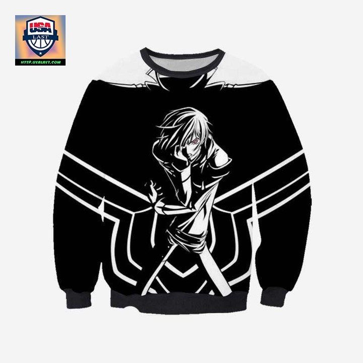 Lelouch Uses Geass Sweater Code Geass 3D Printed Sweater