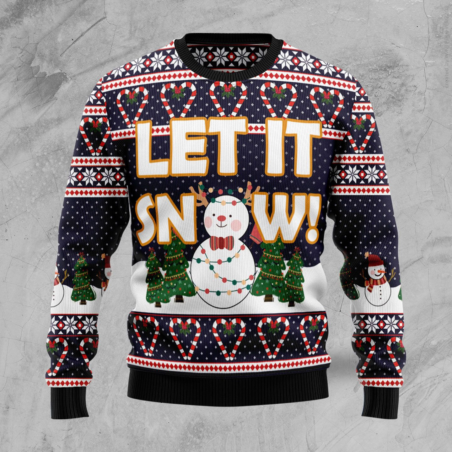 Let It Snow Ugly Christmas Sweater, Perfect Holiday Gift