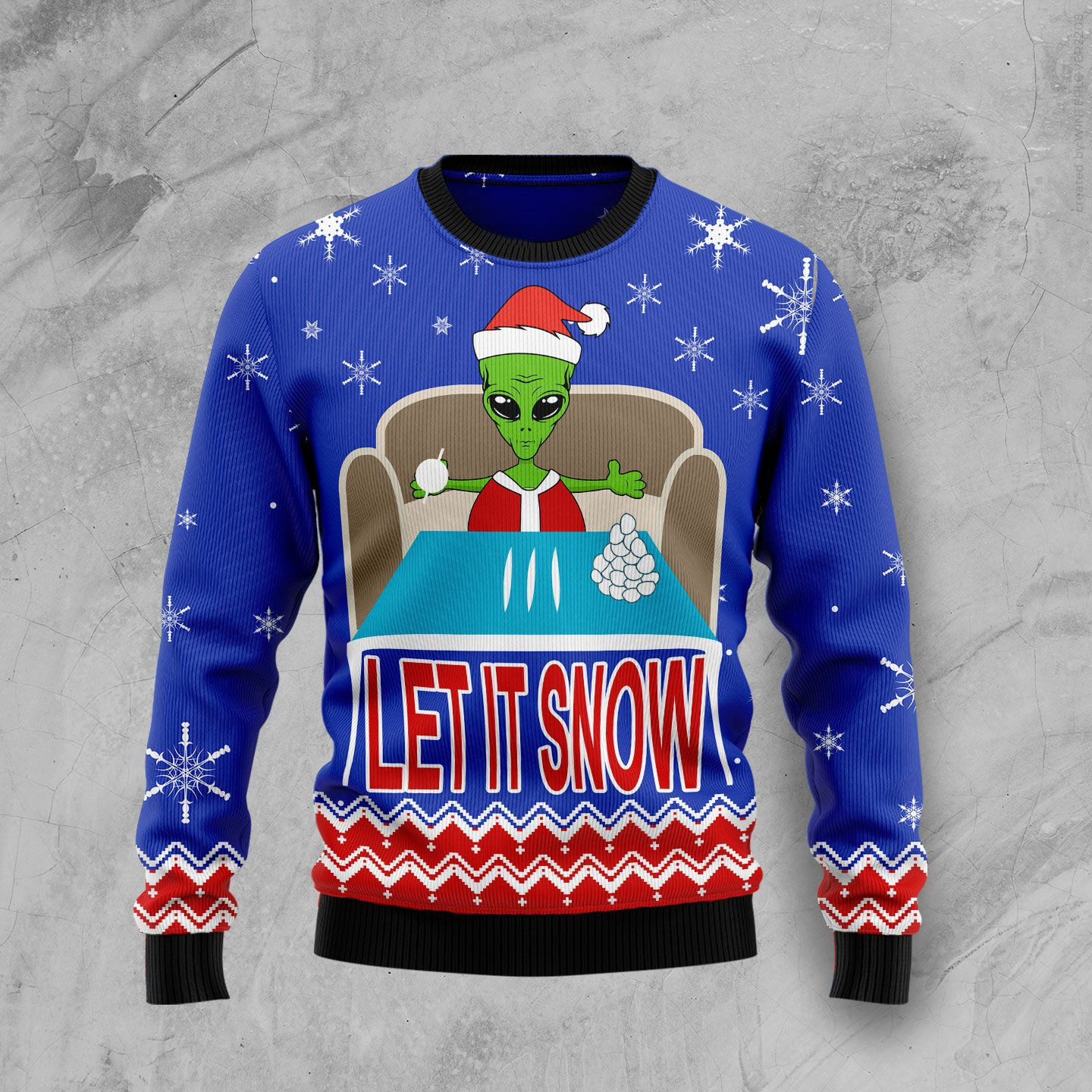 Let It Snow Ugly Christmas Sweater, Perfect Holiday Gift