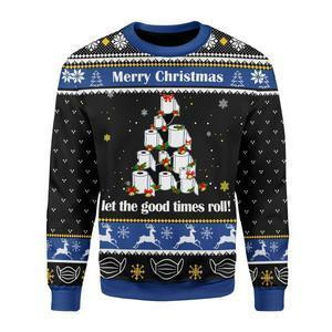 Let The Good Times Roll Ugly Christmas Sweater, Perfect Holiday Gift