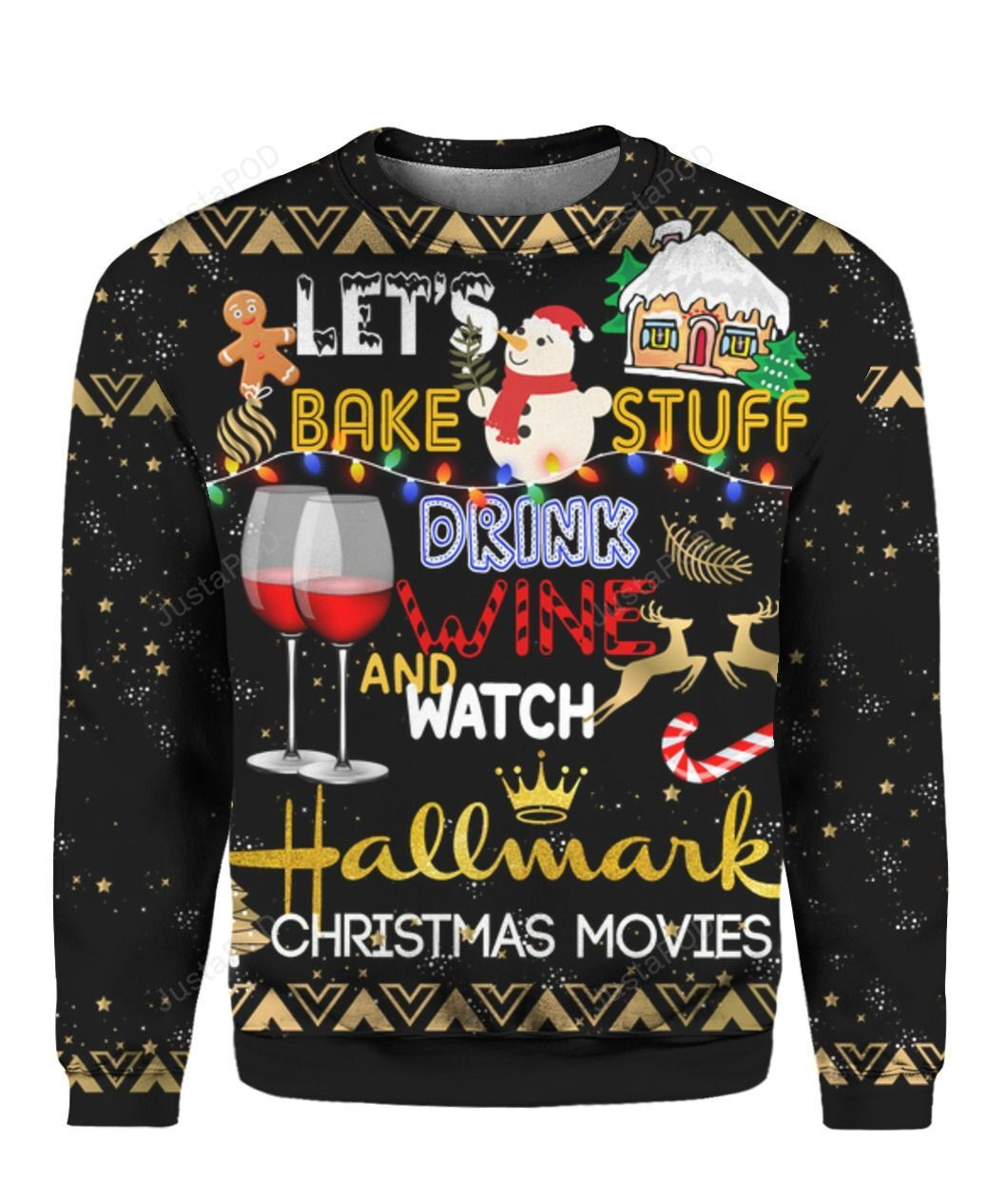 Let'S Bake Stuff Ugly Christmas Sweater, Perfect Holiday Gift