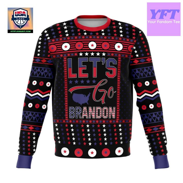 Lets Go Brandon For For Meme 3d Ugly Christmas Sweater