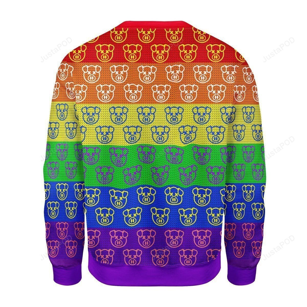 Lgbt Cute Pig Ugly Christmas Sweater, Perfect Holiday Gift
