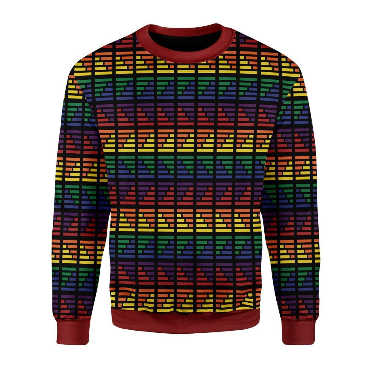 LGBT Flag Ugly Christmas Sweater, Perfect Holiday Gift