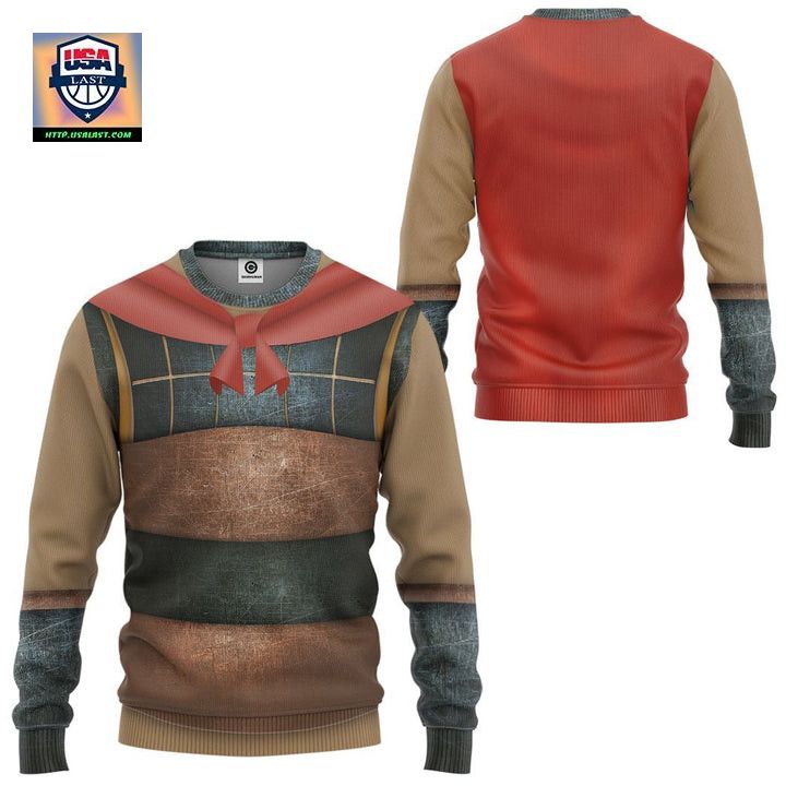 Li Shang General Mulan Costume Disney Ugly Christmas Sweater