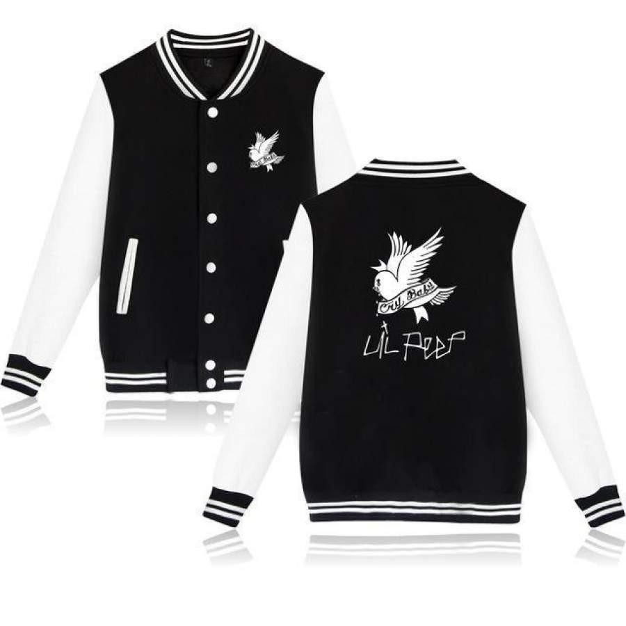 Lil Peep Rapper Baseball Jacket for Men & Women | Music Fan Gift