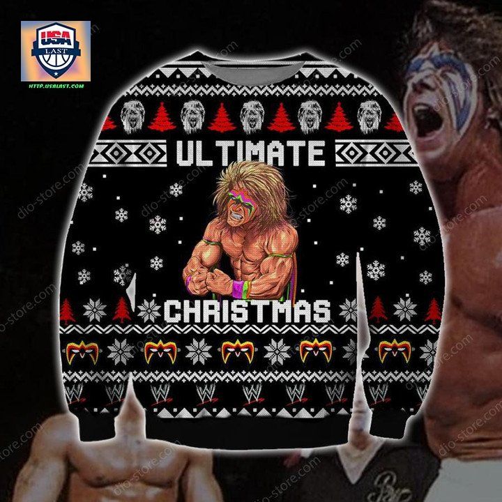 Limited The Ultimate Warrior Printed Sweater