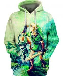 Link And Midna For Anime Lovers Ugly Christmas Sweater,