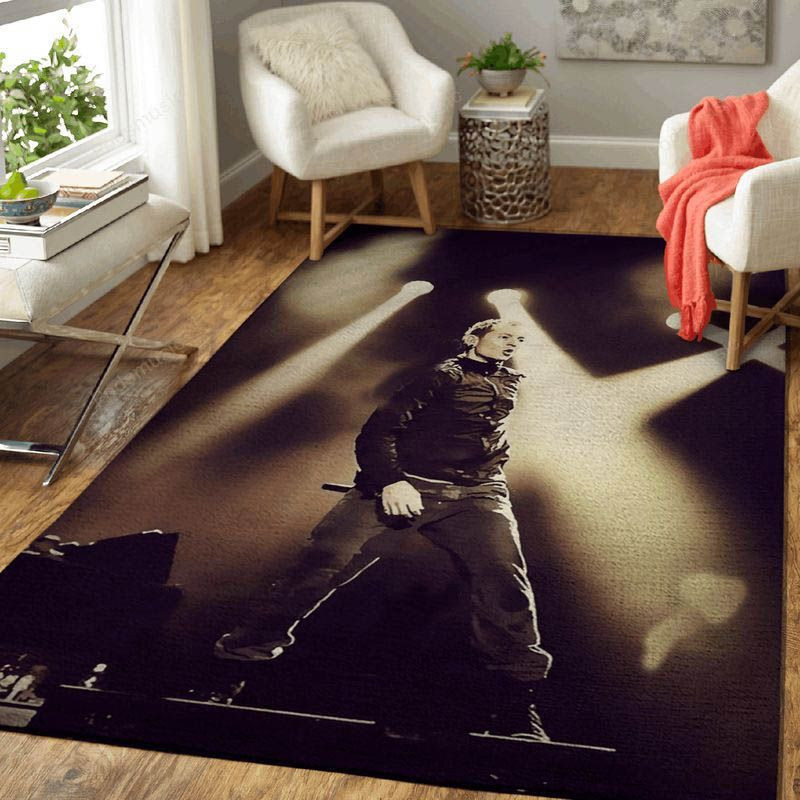 Linkin Park 307 Music Art Rectangle Area Rug – Full Print Carpet For Living Room & Bedroom Home Decor