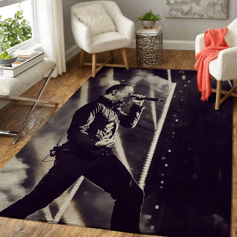 Linkin Park 388 Music Art Rectangle Area Rug – Full Print Carpet For Living Room & Bedroom Home Decor