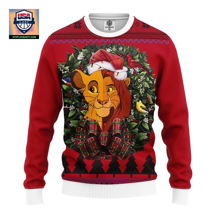 Lion King Noel Mc 1 Ugly Christmas Sweater Thanksgiving Gift