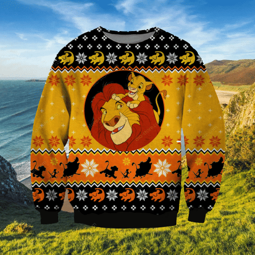 Lion King Ugly Christmas Sweater, Perfect Holiday Gift
