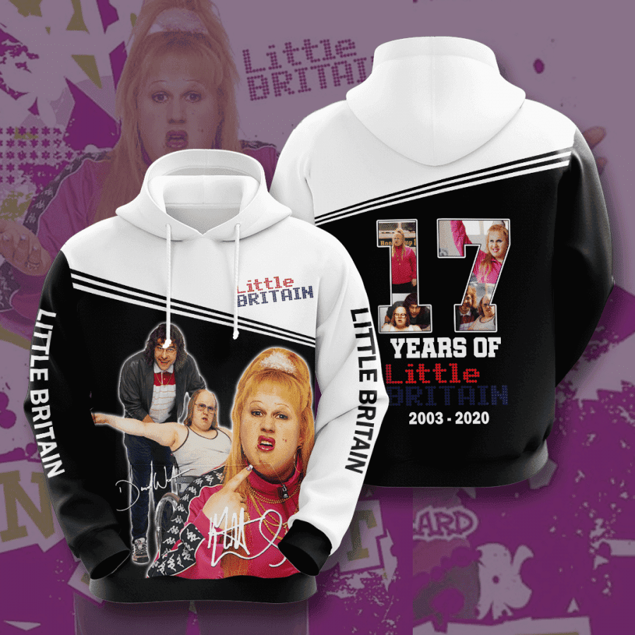 Little Britain 3D All Over Print Hoodie & Zip Hoodie