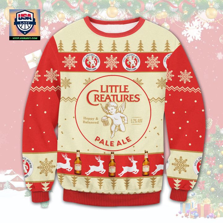 Little Creatures Australia Beer Ugly Christmas Sweater