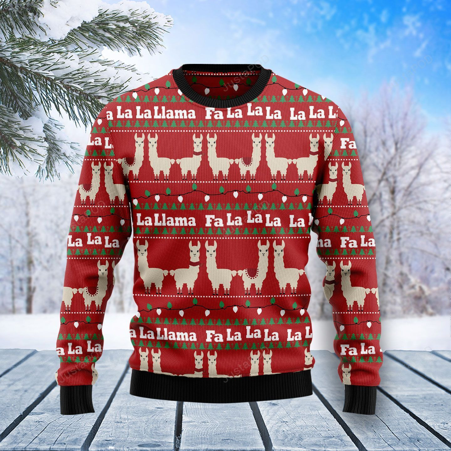 Llama Lalala Ugly Christmas Sweater, Perfect Holiday Gift