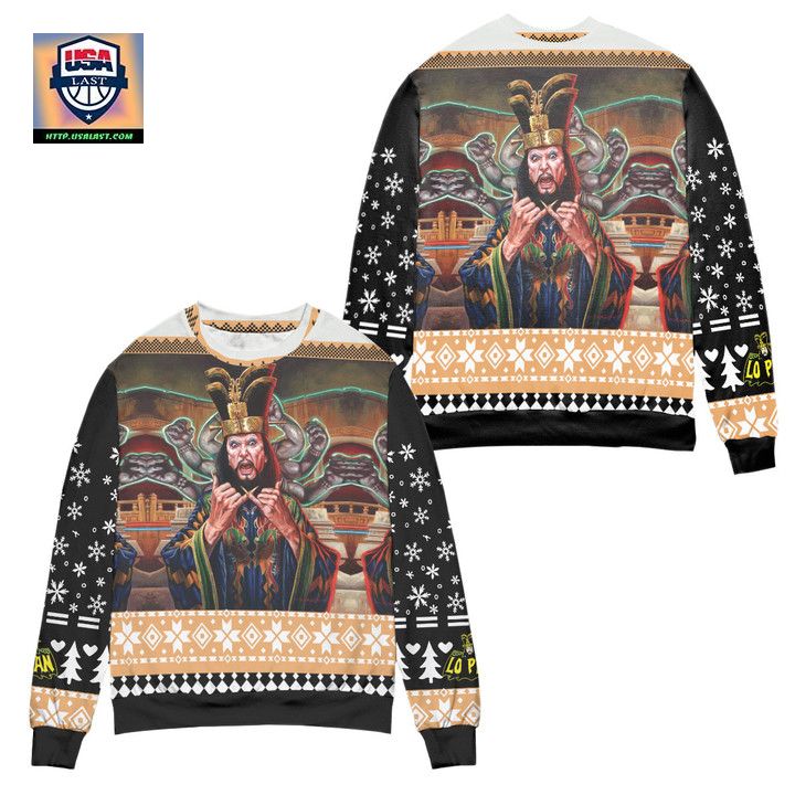 Lo Pan Big Trouble In Little China Ugly Christmas Sweater