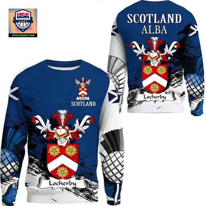 Locherby Scottish Family Crest Scotland Special Sweater 