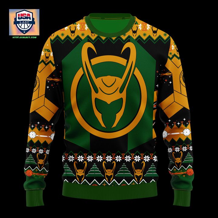 Loki Ugly Christmas Sweater Xmas Gift