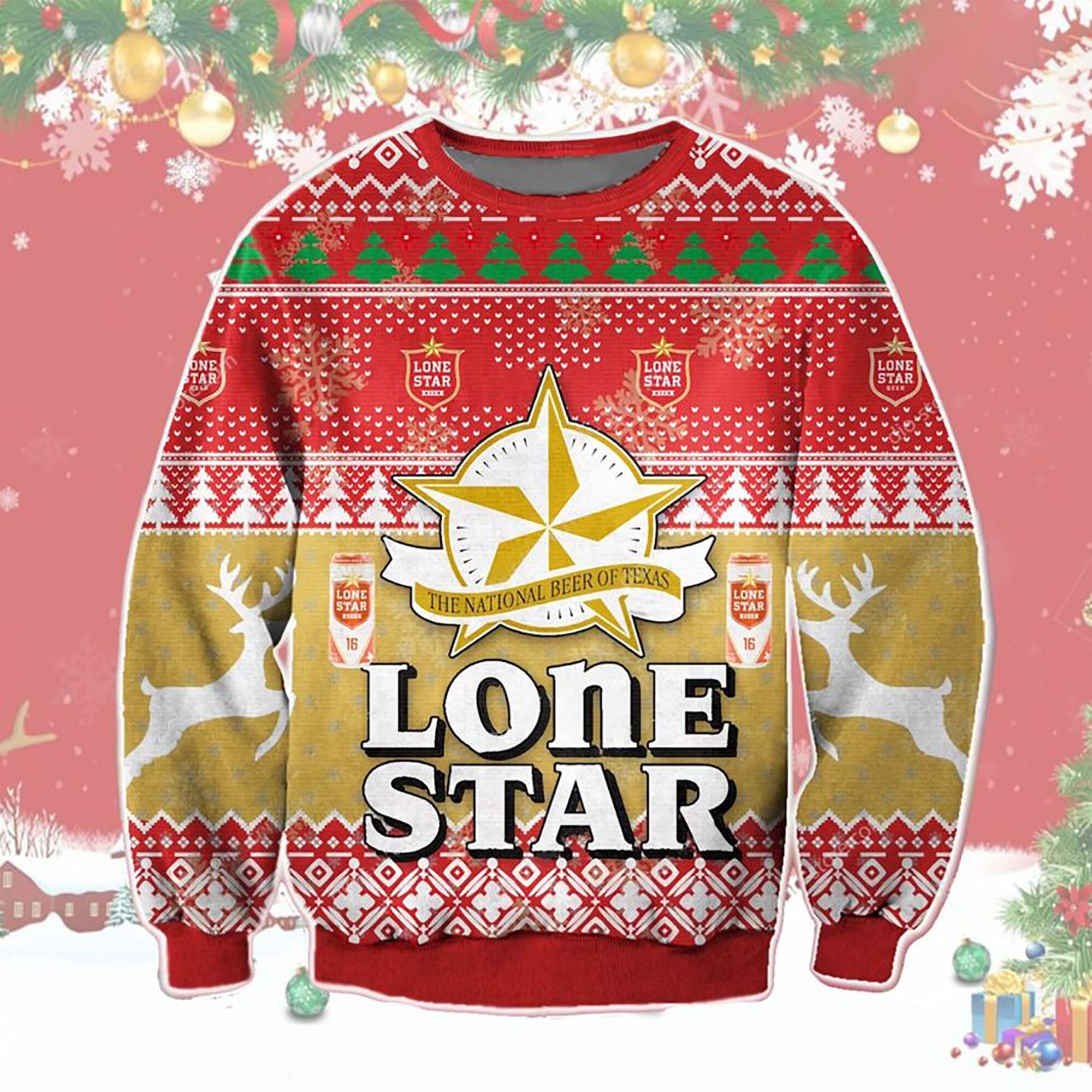 Lone Star Ugly Christmas Sweater
