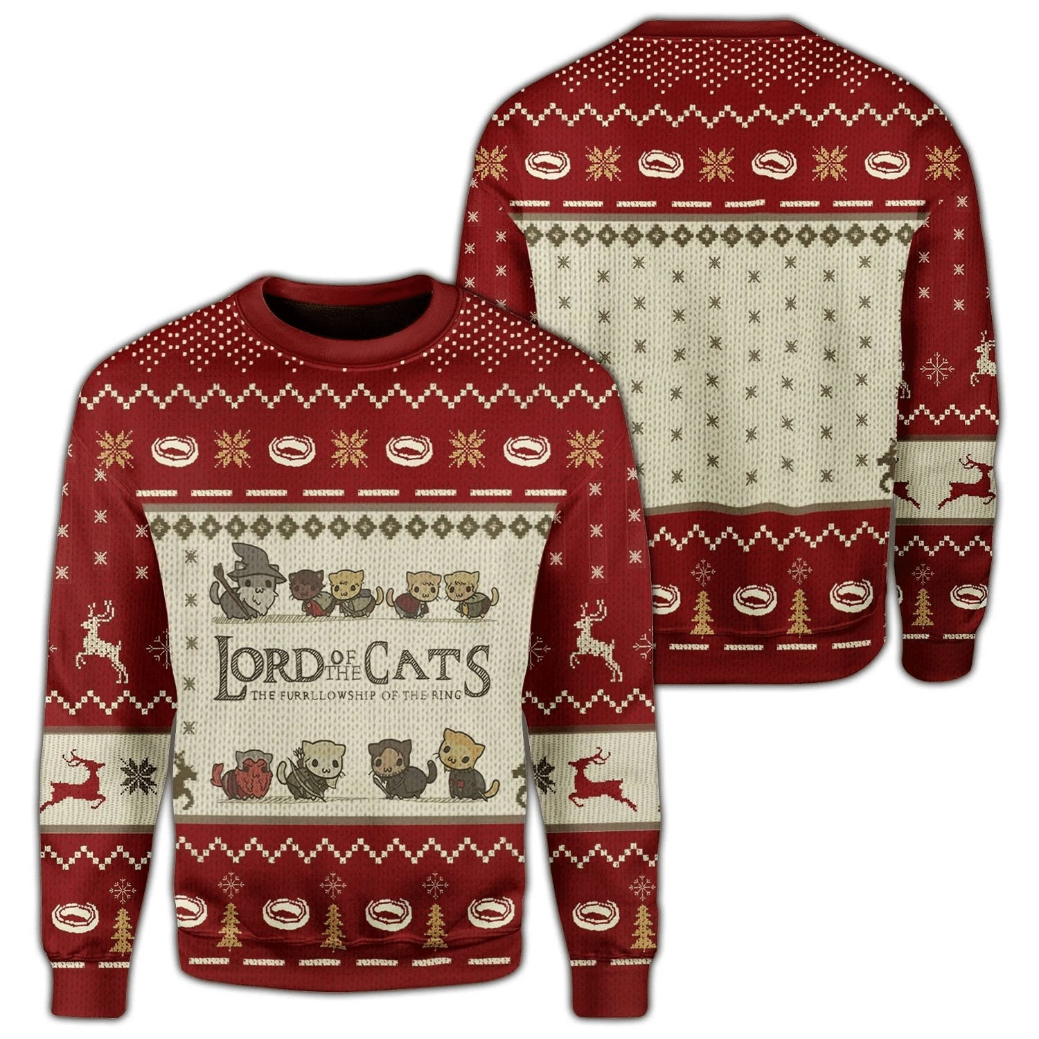 Lord Of Cats Ugly Ugly Christmas Sweater