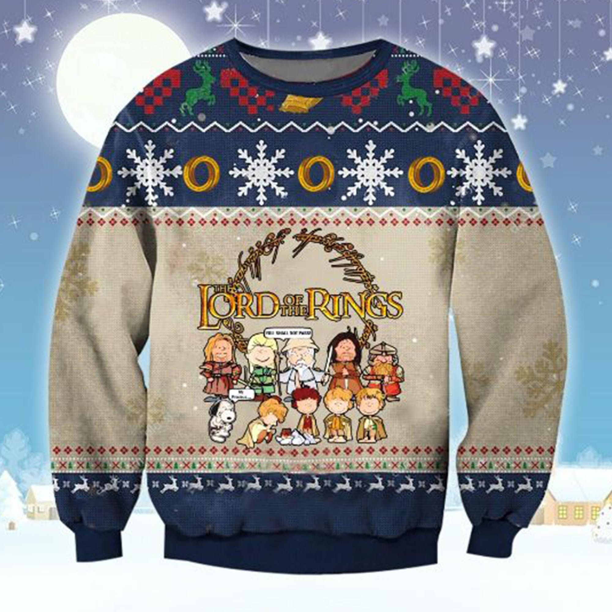 Lord Of The Ring Ugly Christmas Sweater