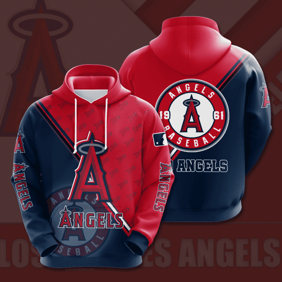 Los Angeles Angels 3D All Over Print Hoodie & Zip Hoodie