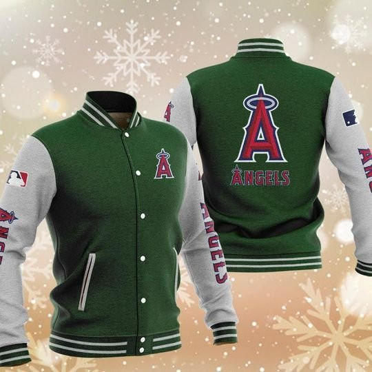 Los Angeles Angels Varsity Baseball Jacket for Men & Women | MLB Team Fan Gift