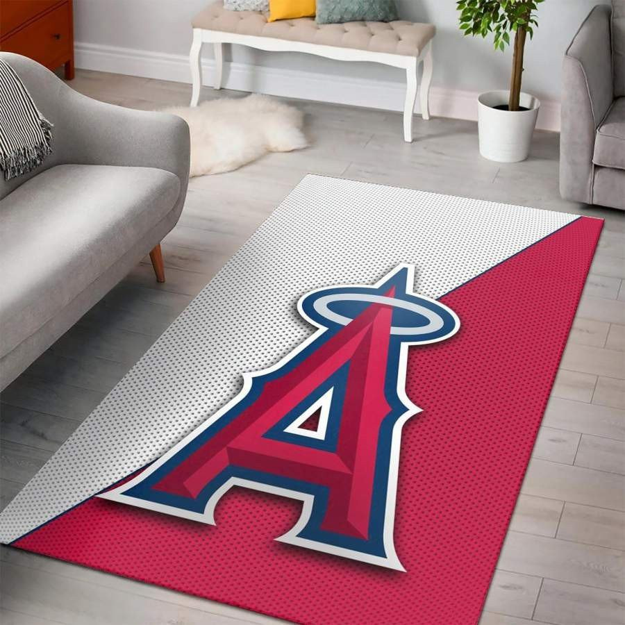 Los Angeles Angles 3D Rectangle Area Rug – Full Print Carpet For Living Room & Bedroom Home Decor