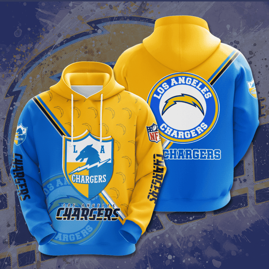 Los Angeles Chargers 3D All Over Print Hoodie & Zip Hoodie