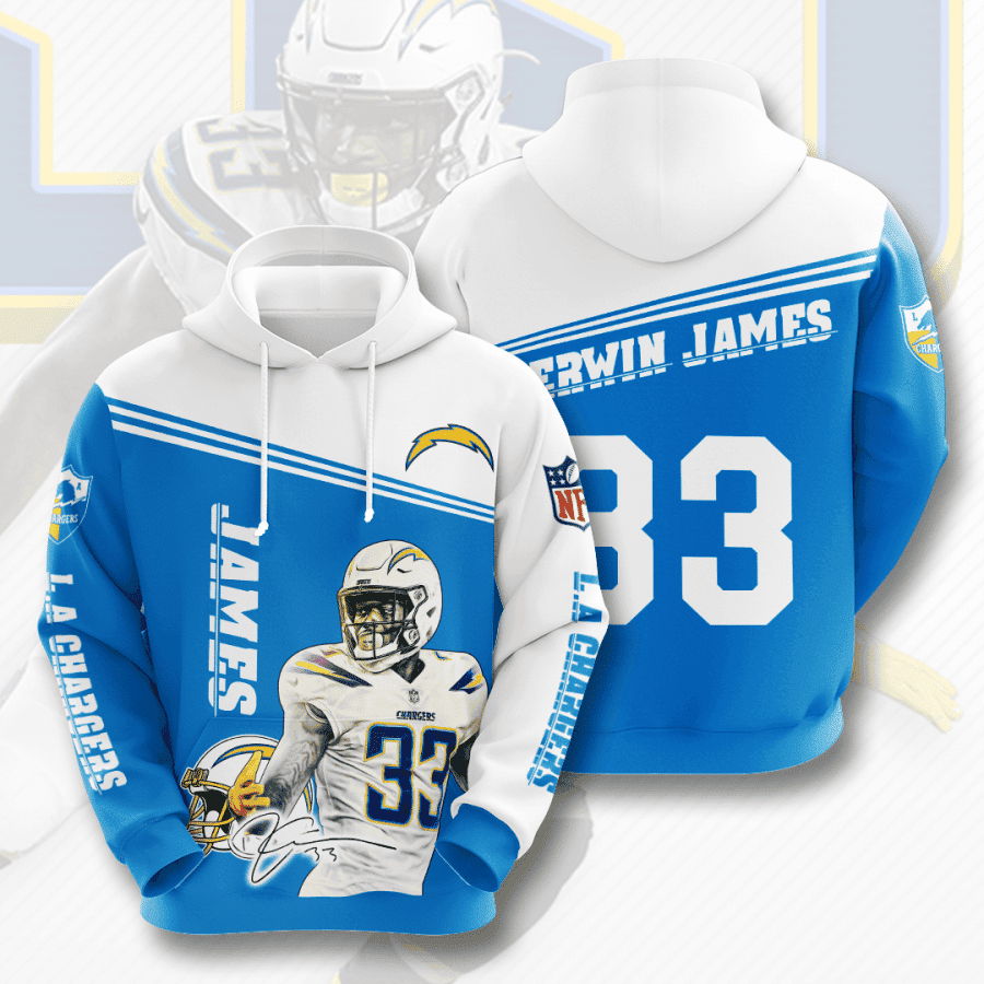 Los Angeles Chargers 3D All Over Print Hoodie & Zip Hoodie
