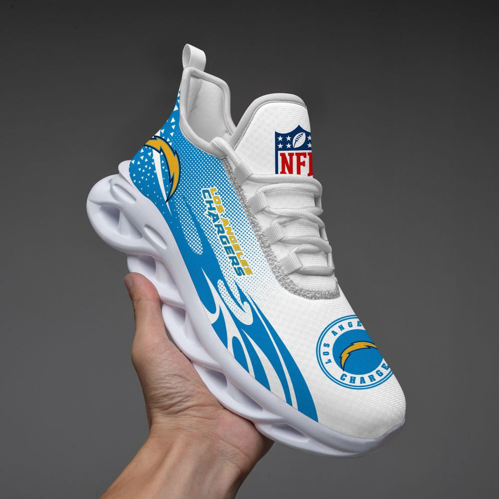 Los Angeles Chargers NFL Max Soul Shoes Sneakers for Men And Women – NFL Football Fan Shoes, Team Sneakers - Image 4