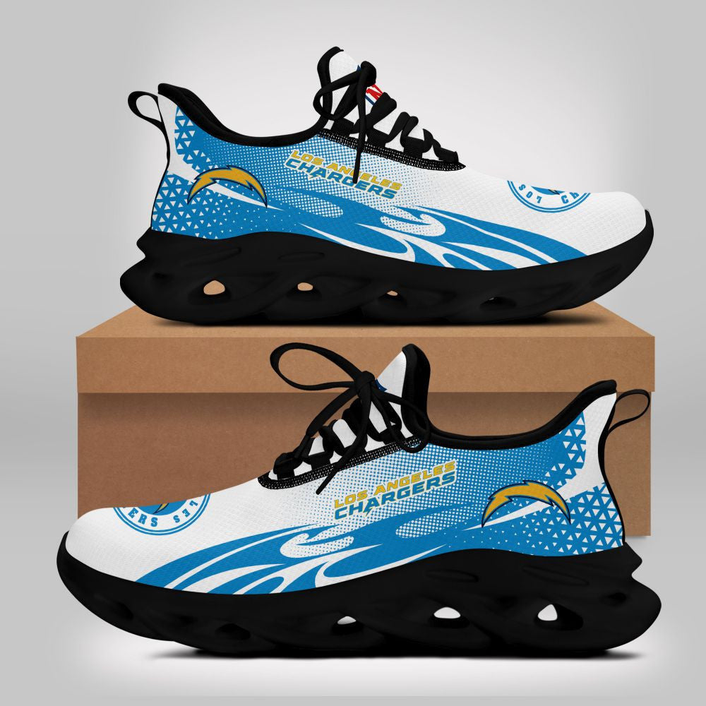 Los Angeles Chargers NFL Max Soul Shoes Sneakers for Men And Women – NFL Football Fan Shoes, Team Sneakers