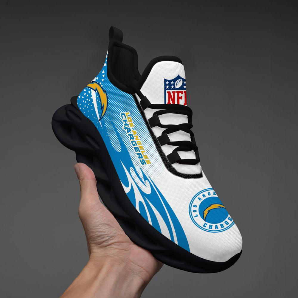 Los Angeles Chargers NFL Max Soul Shoes Sneakers for Men And Women – NFL Football Fan Shoes, Team Sneakers - Image 3