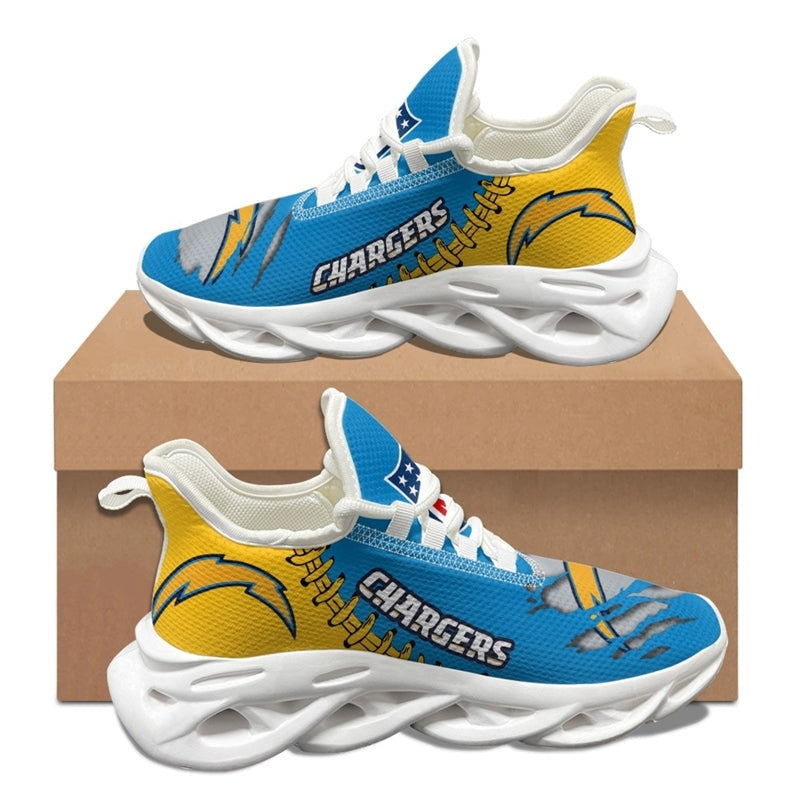 Los Angeles Chargers NFL Max Soul Shoes Sneakers for Men And Women – NFL Football Fan Shoes, Team Sneakers