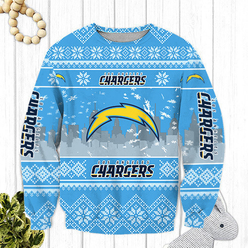 Los Angeles Chargers Ugly Christmas Sweater,