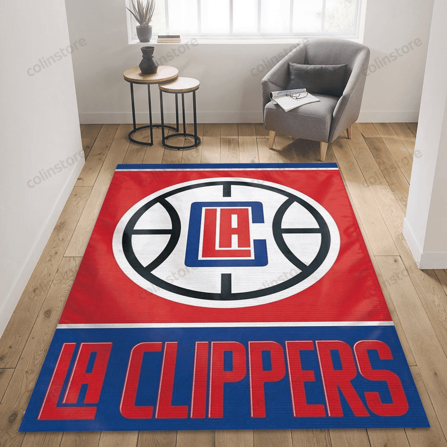 Los Angeles Clippers Gifts 3D Rectangle Area Rug – Full Print Carpet For Living Room & Bedroom Home Decor