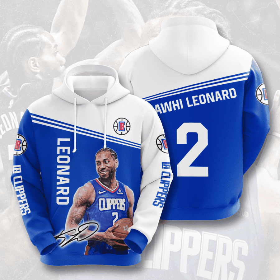Los Angeles Clippers Kawhi Leonard 3D All Over Print Hoodie & Zip Hoodie