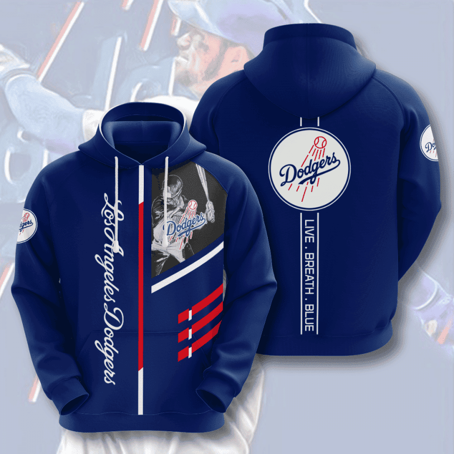 Los Angeles Dodgers 3D All Over Print Hoodie & Zip Hoodie