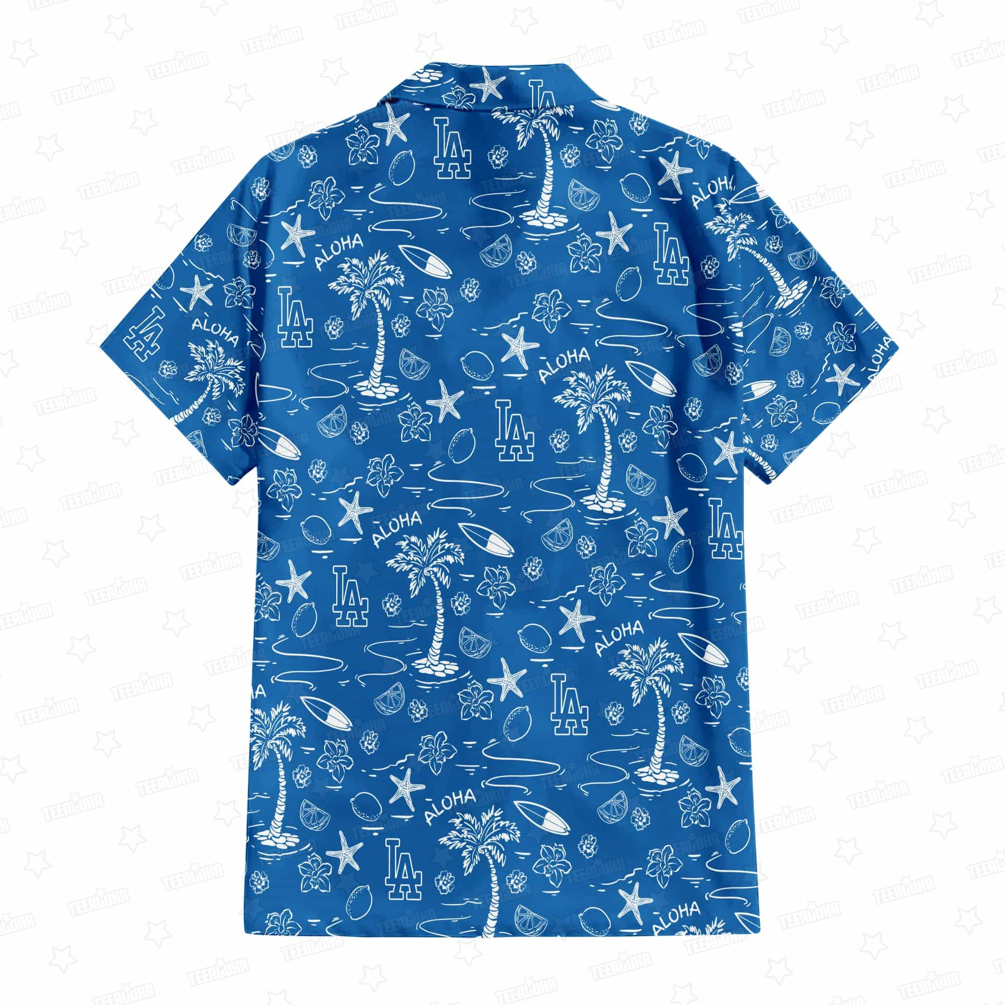 Los Angeles Dodgers Aloha Paradise Aloha Hawaiian Shirt for Men & Women - Image 3