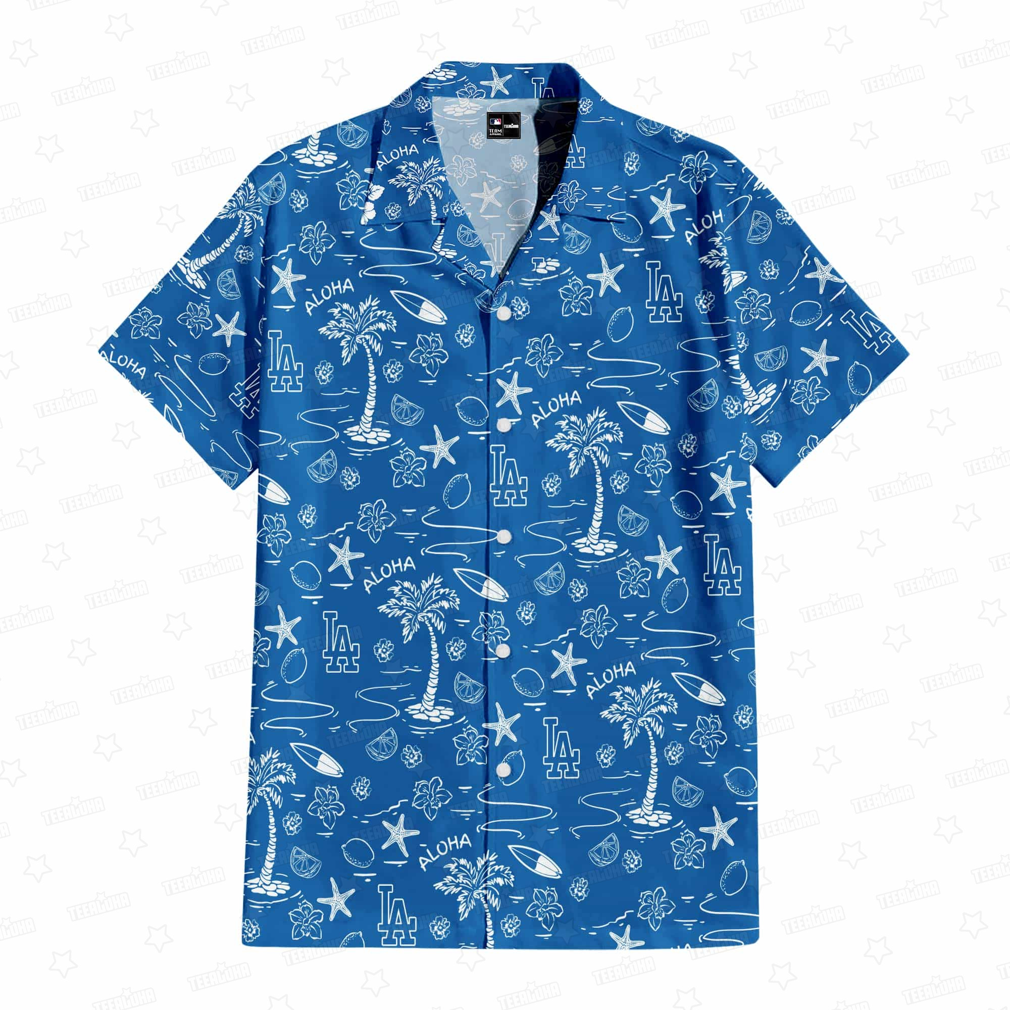 Los Angeles Dodgers Aloha Paradise Aloha Hawaiian Shirt for Men & Women