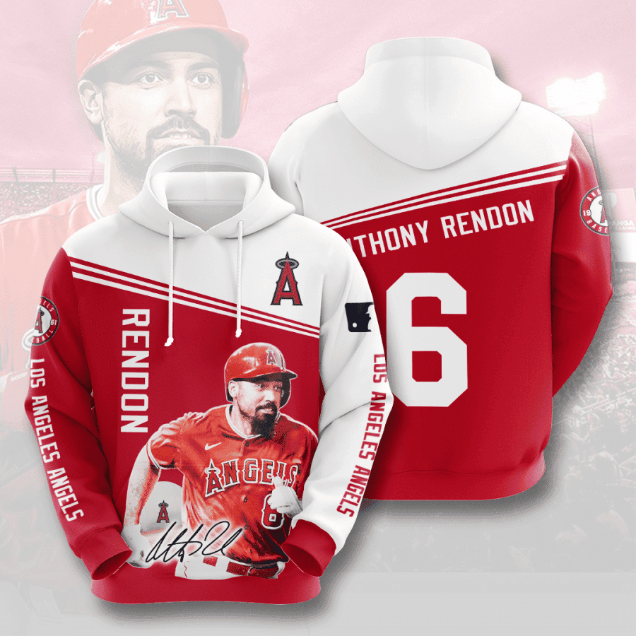 LOS ANGELES DODGERS Anthony Rendon 3D All Over Print Hoodie & Zip Hoodie