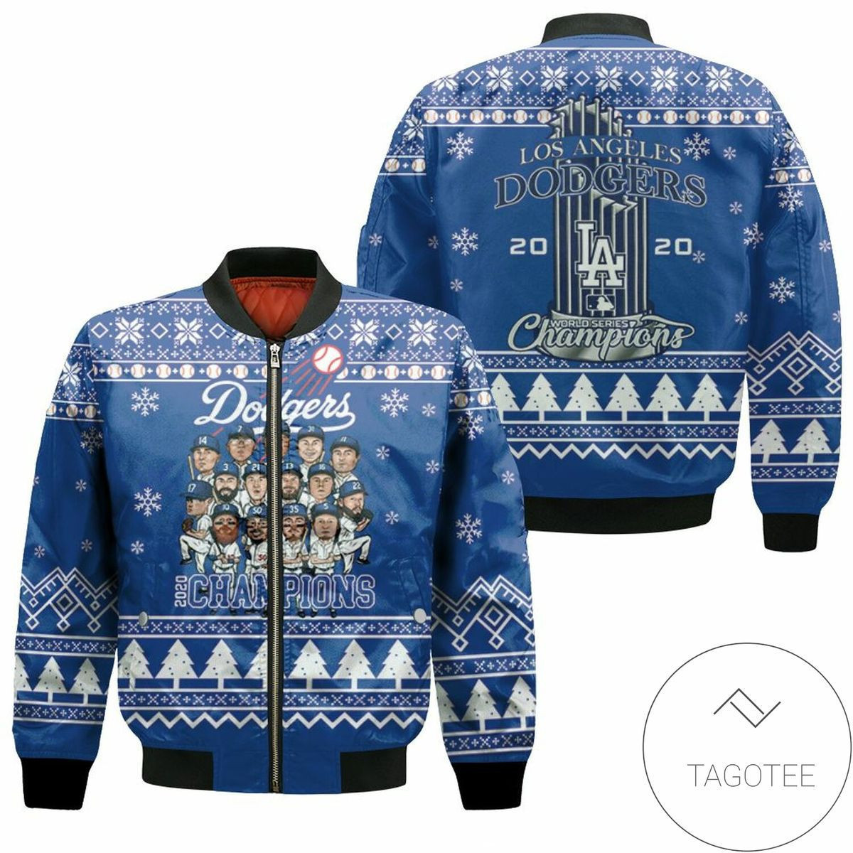 Los Angeles Dodgers Bomber Jacket | MLB Team Jacket for Men & Women | Baseball Fan Gift