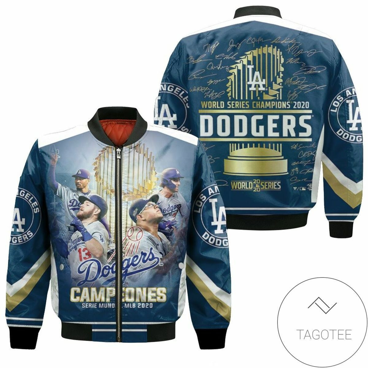 Los Angeles Dodgers Bomber Jacket | MLB Team Jacket for Men & Women | Baseball Fan Gift