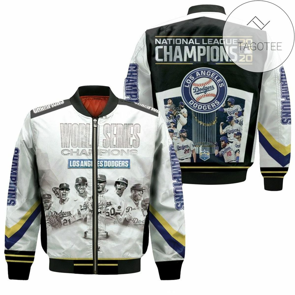 Los Angeles Dodgers Bomber Jacket | MLB Team Jacket for Men & Women | Baseball Fan Gift