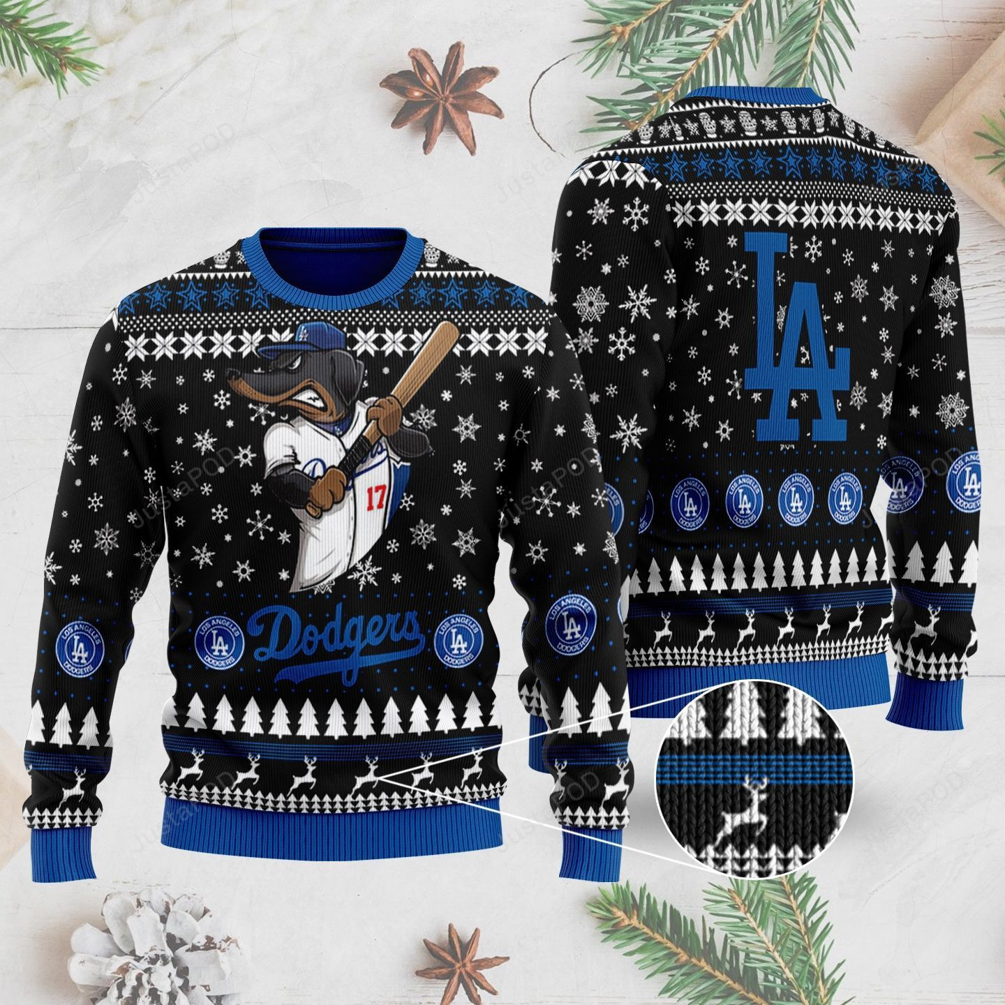 Los Angeles Dodgers Ugly Christmas Sweater, Perfect Holiday Gift