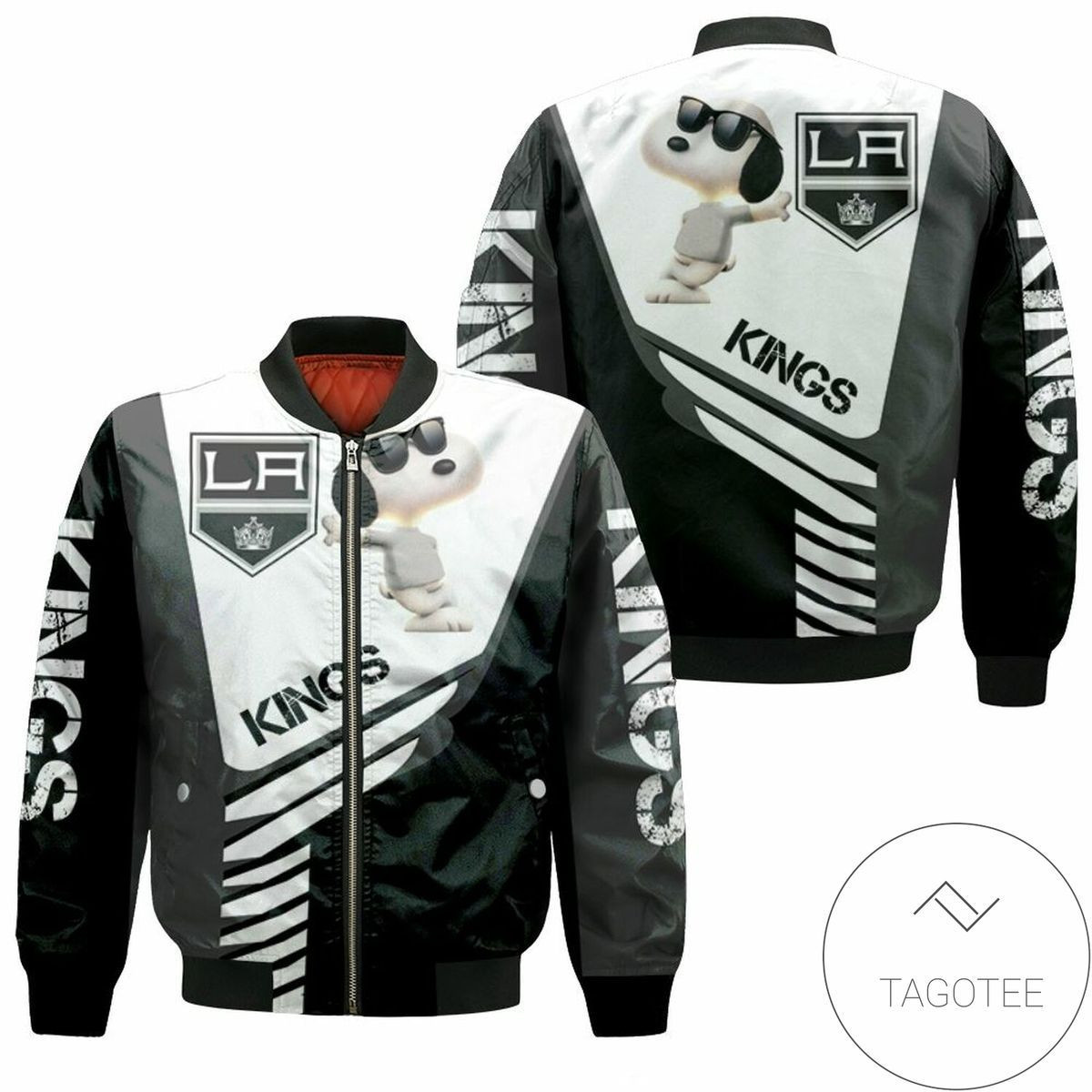 Los Angeles Kings Snoopy For Fans Bomber Jacket | NHL Team Jacket for Men & Women | Hockey Fan Gift