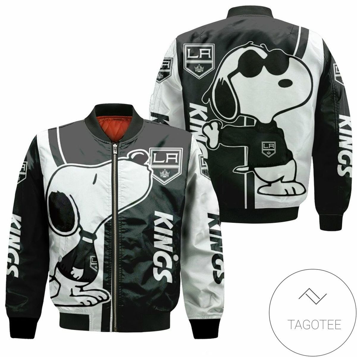 Los Angeles Kings Snoopy Lover Bomber Jacket | NHL Team Jacket for Men & Women | Hockey Fan Gift